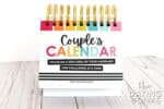 A Couple's Calendar to Strengthen Marriage from The Dating Divas
