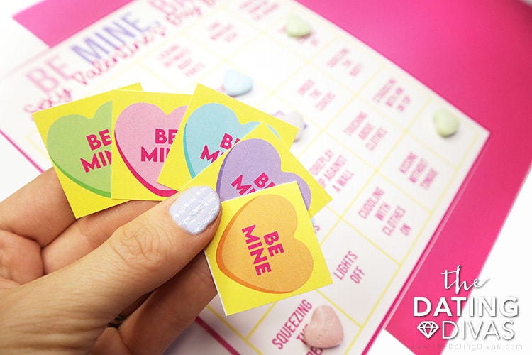 Be Mine Bingo is inspired by the sentiment, "Be My Valentine." | The Dating Divas 