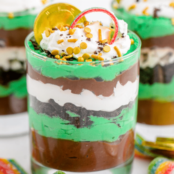 Pudding cups are a winning St. Patrick's Day party food. | The Dating Divas 