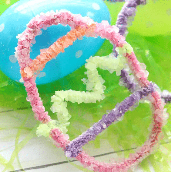 These crystal eggs are among the easiest Easter crafts, and they are also educational! | The Dating Divas 