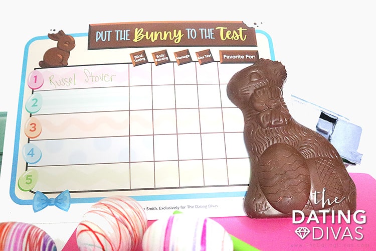 Easter romance is easy thanks to this chocolate bunny taste-testing game! | The Dating Divas 