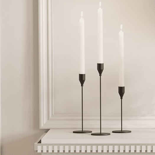 These taper candle holders are classy and are perfect for your fall decor! | The Dating Divas 