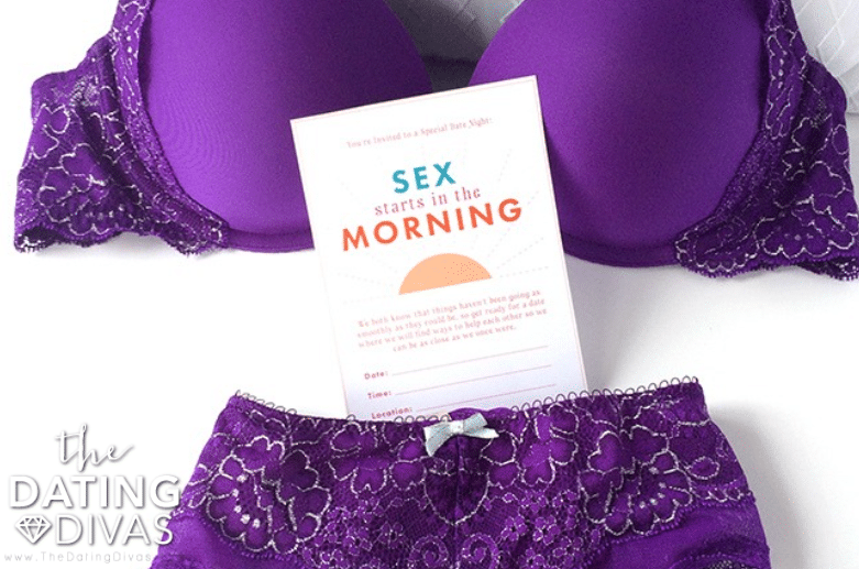 Did you know that sex starts in the morning? It sure does! | The Dating Divas 