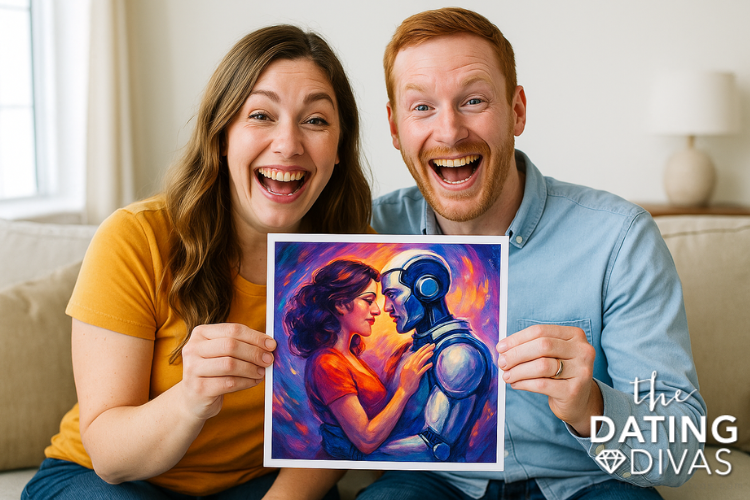 Use AI to turn yourselves into art! | The Dating Divas