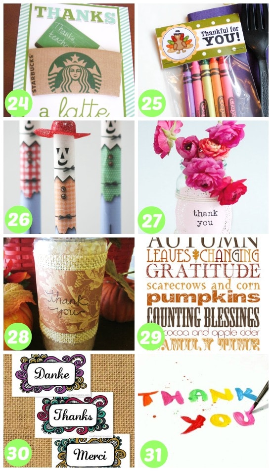 24-31 ways to say thank you with a gift