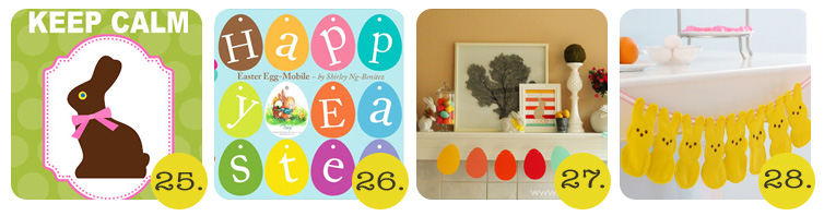 egg and bunny printables for easter