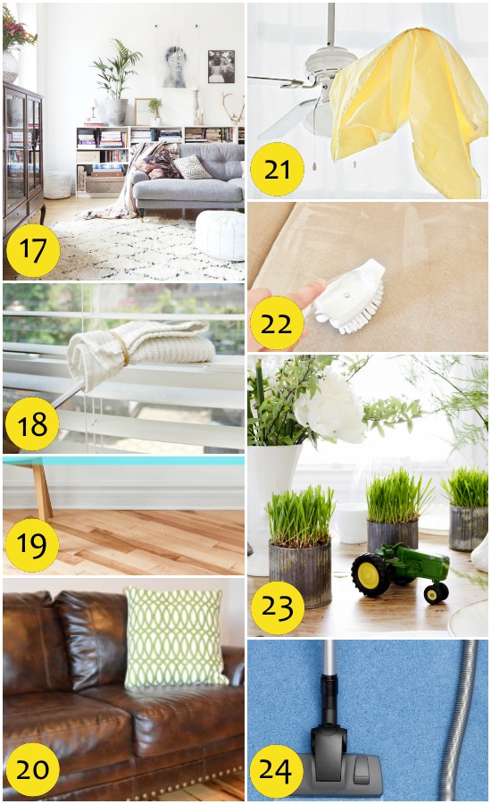 Spring Cleaning tips for the Living Room