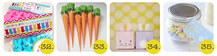 bunny and carrot easter printables