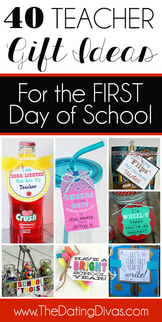 First Day of School Teacher Gift Ideas! #teachergifts #teachergiftideas