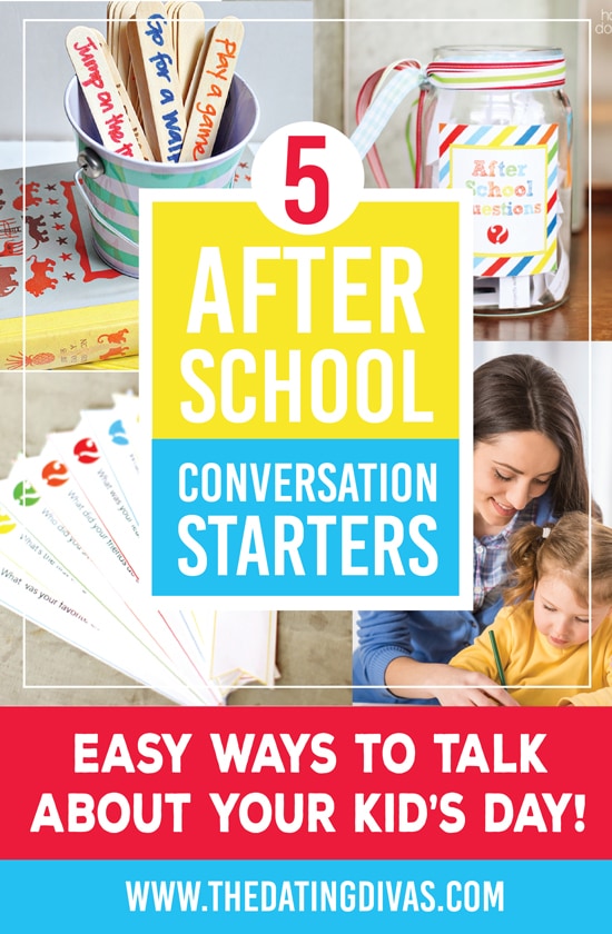 5 Great After School Conversation Starters with Your Kids