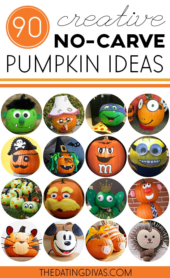 90 Easy and Cool Pumpkin Designs To Try | The Dating Divas