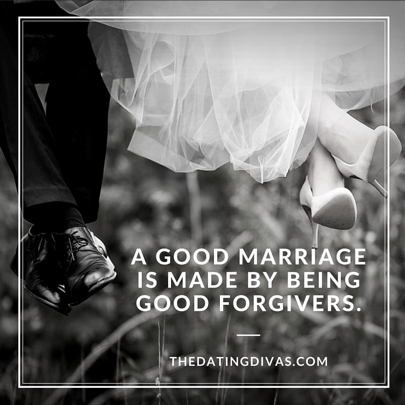 A Good Marriage is Made of Good Forgivers