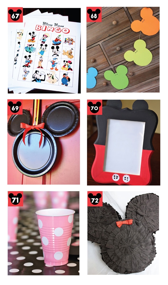 Adorable Mickey and Minnie Disney Themed Party Ideas