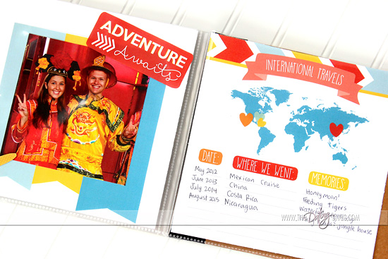 Adventure Book Travel Pages