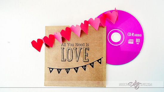 PERFECT last minute Valentine's gift - Cover for a mixed CD! www.TheDatingDivas.com