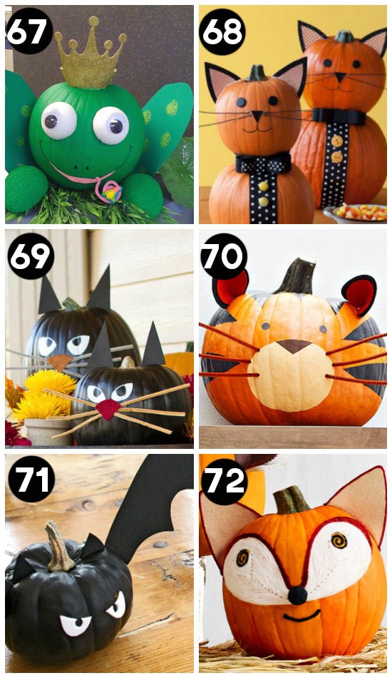 150 Pumpkin Decorating Ideas - Fun Pumpkin Designs for Halloween