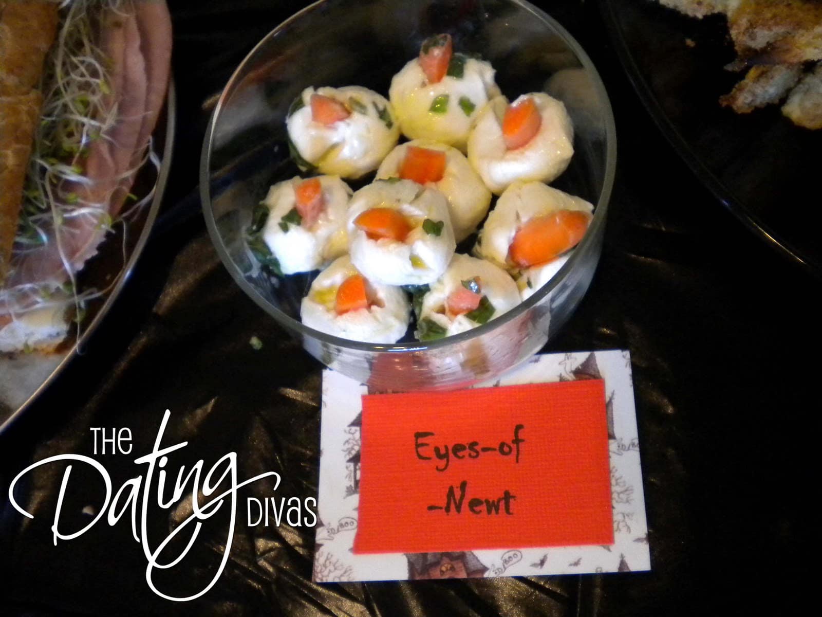 black and orange themed party