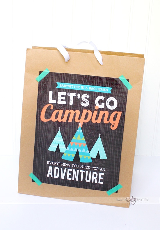 Babysitter Bag Camping Activities For Kids