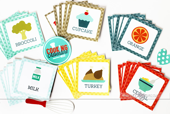 Cooking With Kids Kit Food Card Game