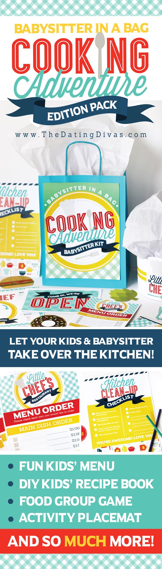 Cooking with kids kit to have fun in the kitchen with your kiddos! #TheDatingDivas #CookingWithKids