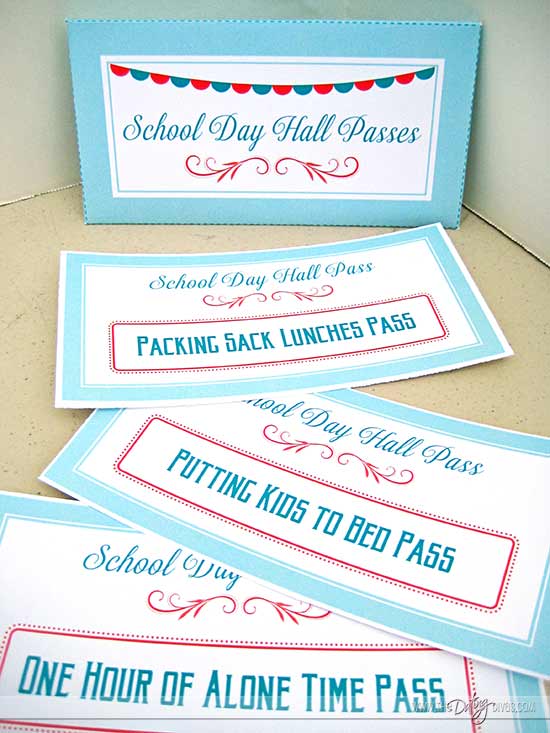 Back to School Party Printable Coupons