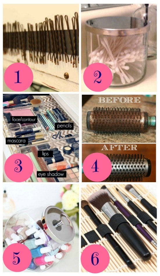 12 Ways to Organize your Beauty Supplies