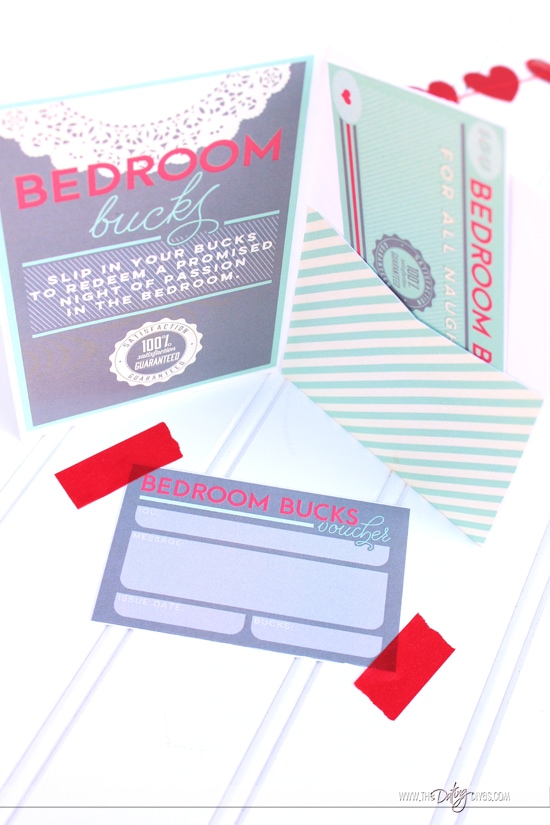 Bedroom Bucks Blank Voucher