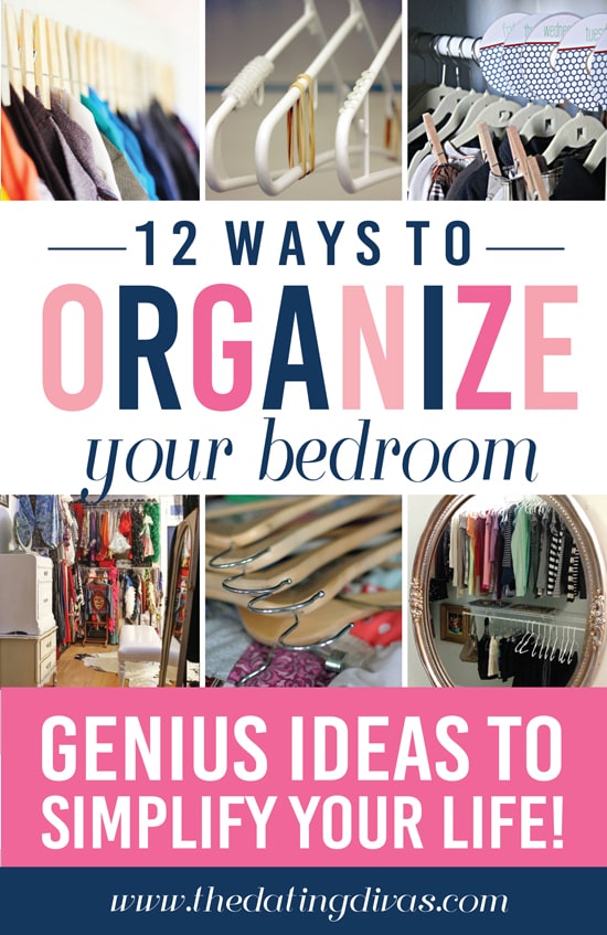 12 Ways to Organize your Bedroom