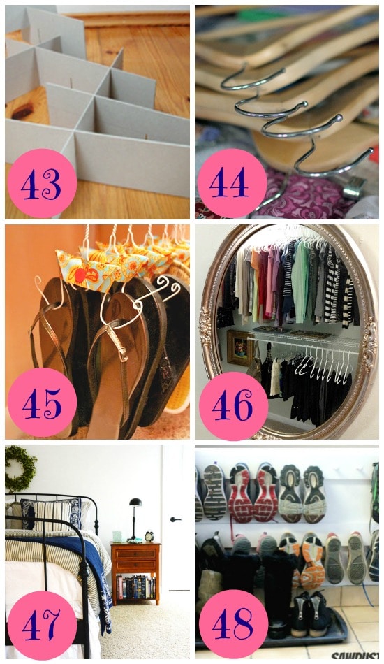 12 Ways to Organize your Bedroom