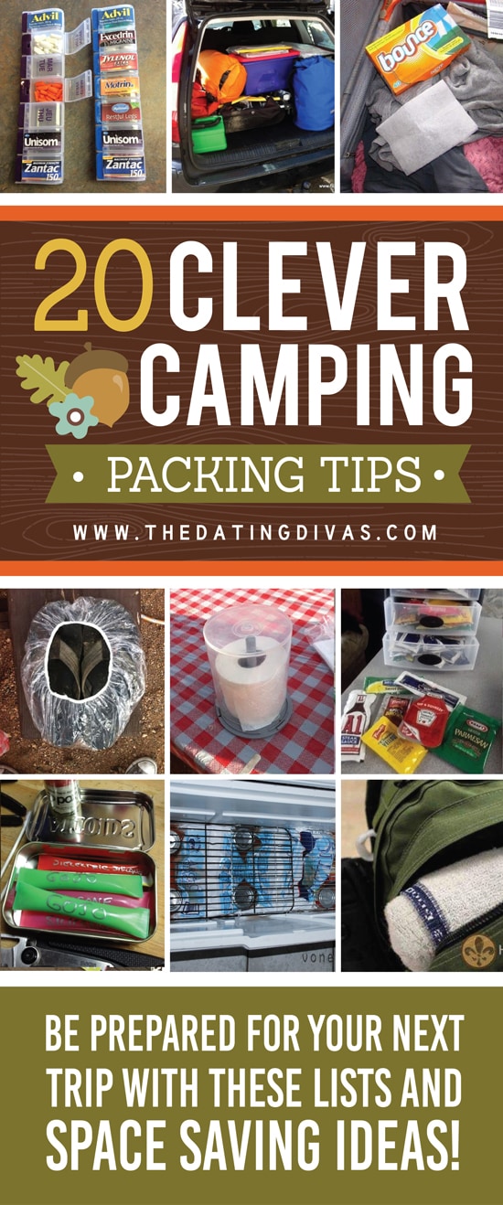 Camping hacks and ideas for how to pack for a camping trip | The Dating Divas