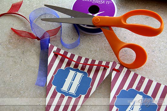 DIY 4th of July Banner - 94