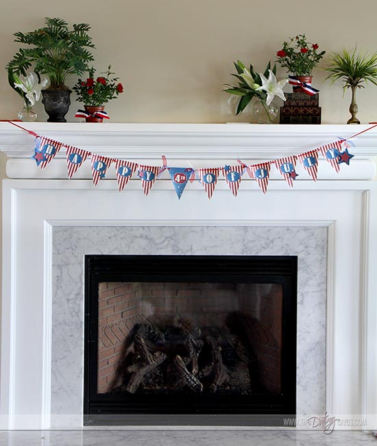 DIY 4th of July Banner - 11