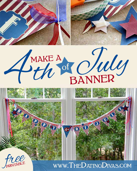 DIY 4th of July Banner - 91