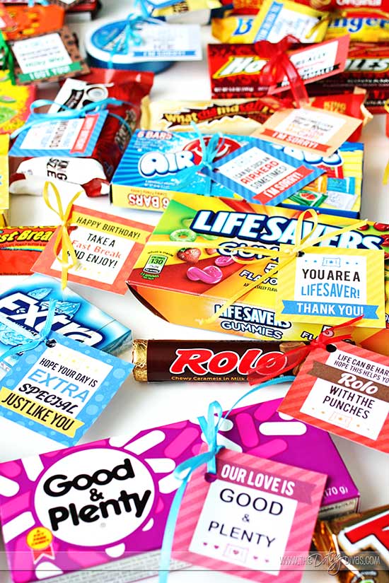 Candy Bar Gift Ideas