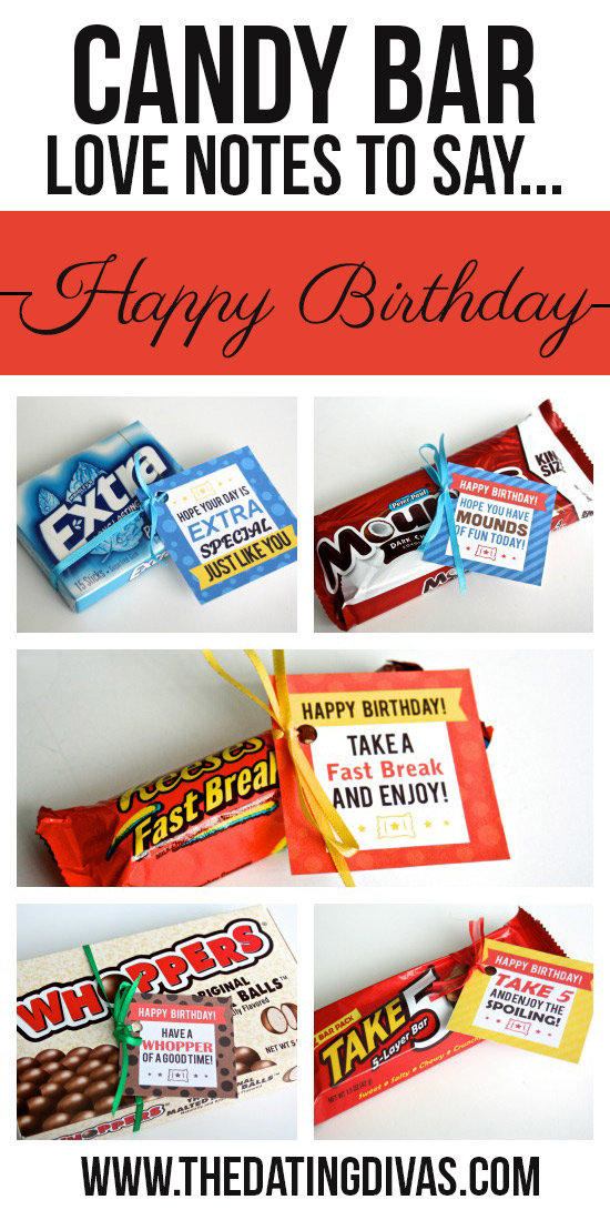 FREE Candy Bar Gift Tags with Clever Candy Puns   The Dating Divas - 22