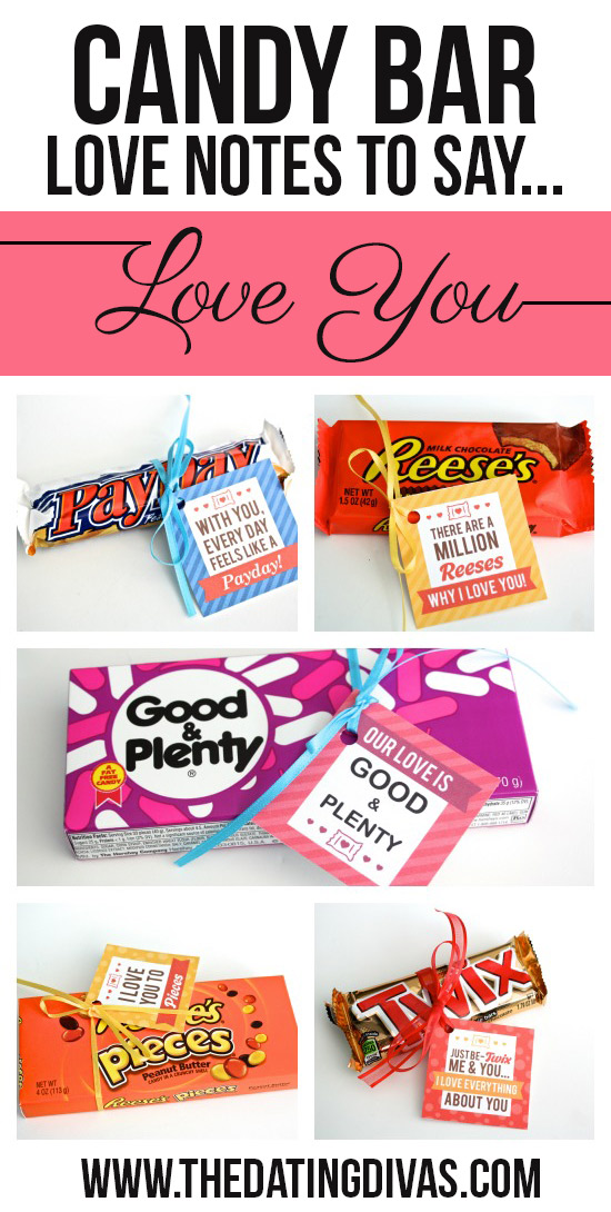 FREE Candy Bar Gift Tags with Clever Candy Puns The Dating Divas