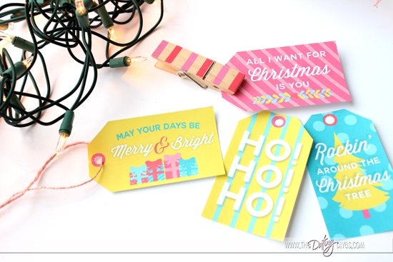 Christmas Campout Printable Tags