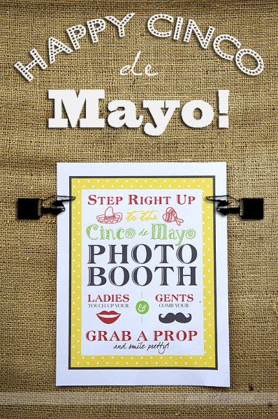 cinco de mayo photo booth