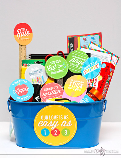 DIY Back to School Gift Basket