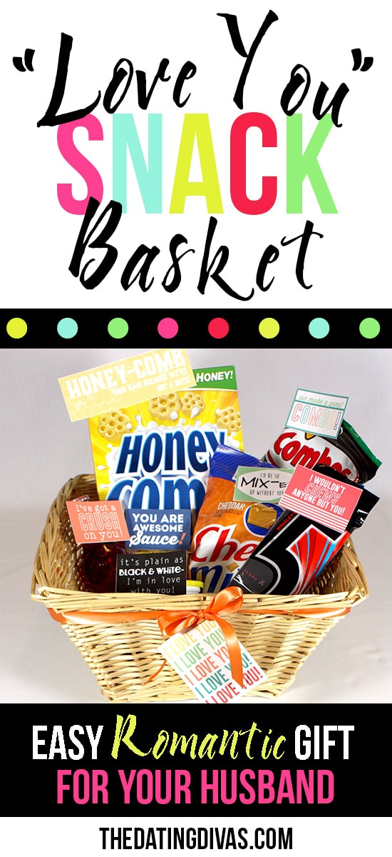 DIY Romantic Gift Basket for Husband or Boyfriend