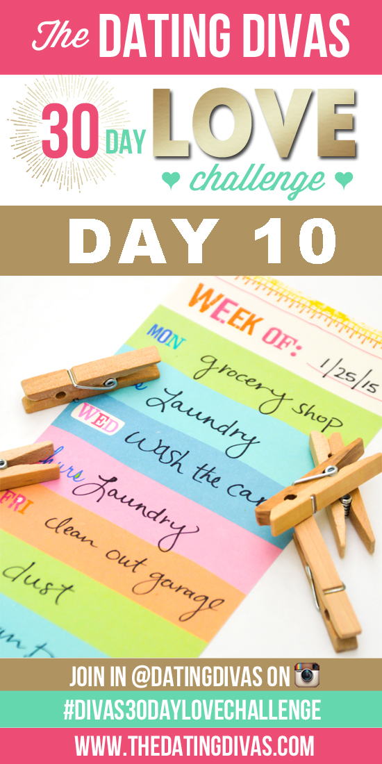 To Do List - Dating Divas 30 Day Love Challenge