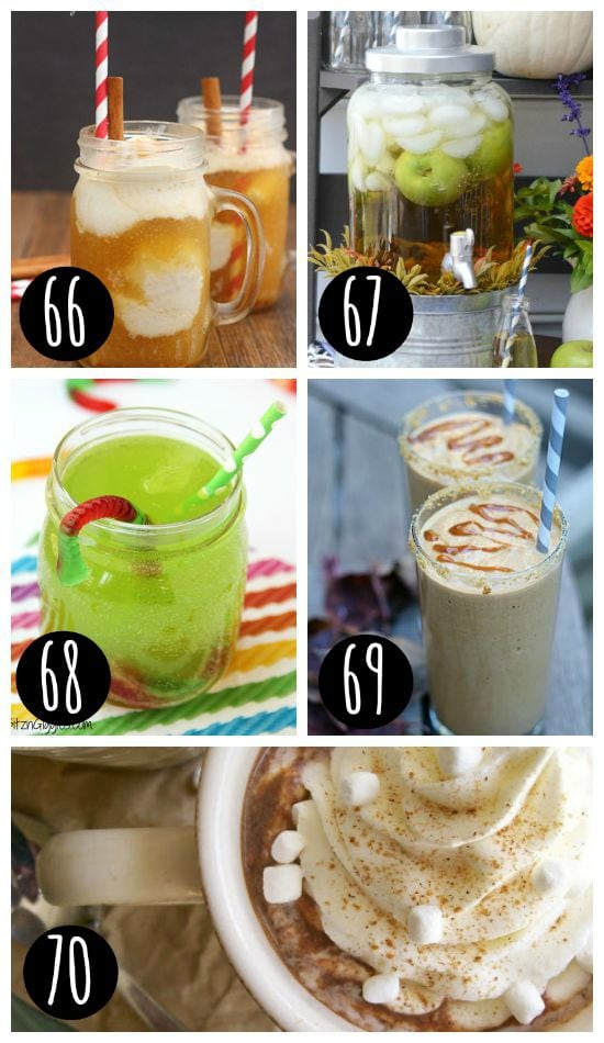 Fall Drink Ideas Including their Favorite Fall Recipes