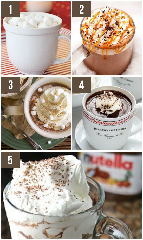 20 DELICIOUS Fall Drinks: Choose Your Favorite Hot Chocolate Recipe