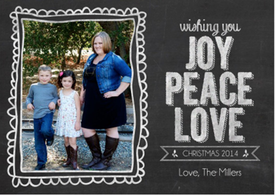 Digital Christmas Card Template- Customizable!