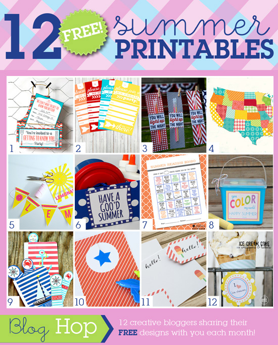 12 FREE Printables for SUMMER  - 48