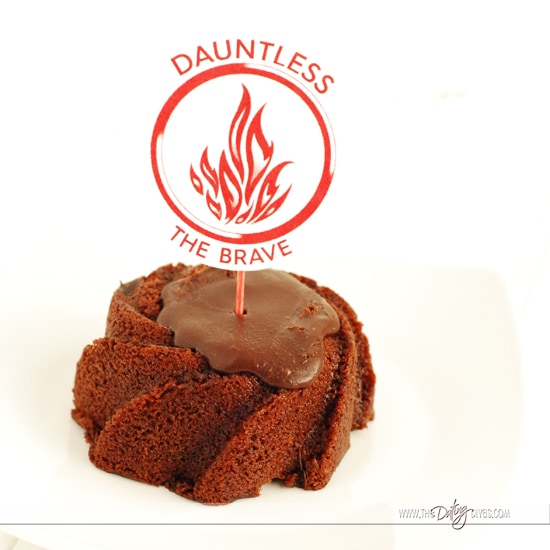 Divergent Date Night Dauntless Cake