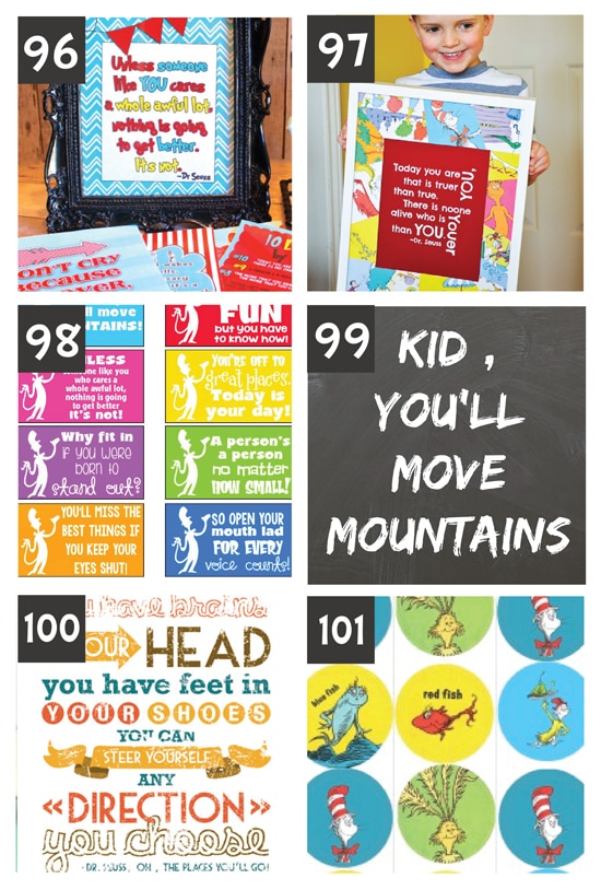 101 Fun Dr  Seuss Crafts  Free Printables    Snacks - 23