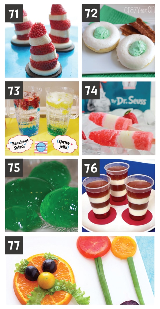 101 Fun Dr  Seuss Crafts  Free Printables    Snacks - 70