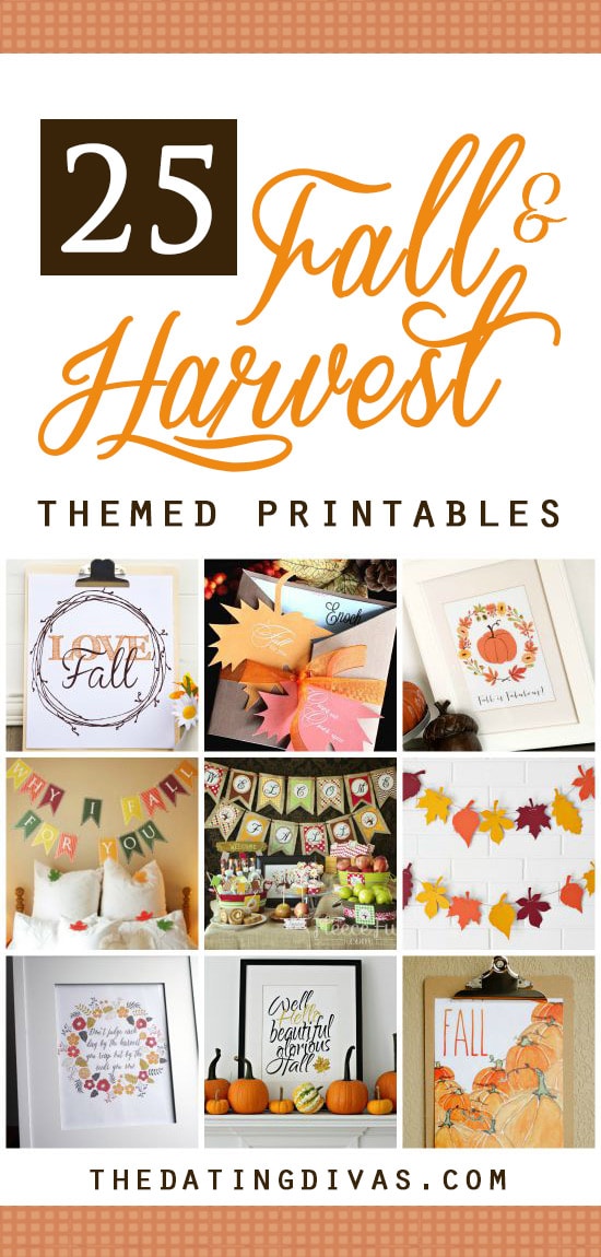 Harvest Printables