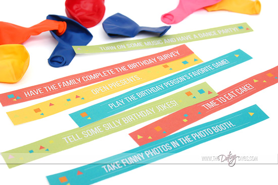 DIY Printable Birthday Ideas Kit - 21
